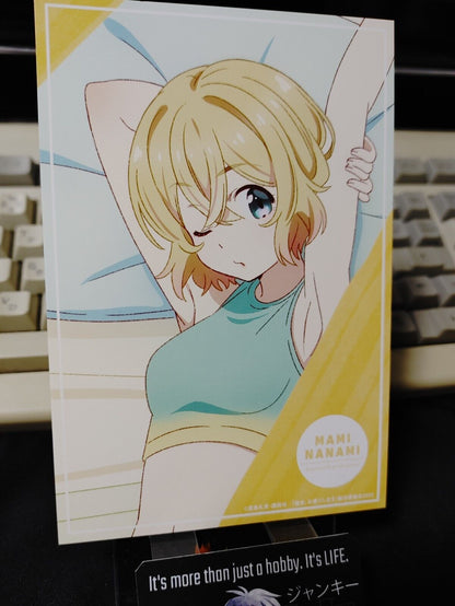 Rent a Girlfriend Mami Nanami Hagaki Size Card Limited Release Japan D