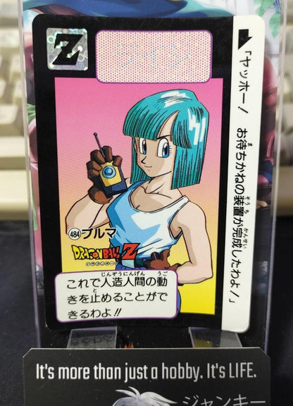 Dragon Ball Z Bandai Carddass Card Bulma #484 Japanese Retro Vintage TCG Japan