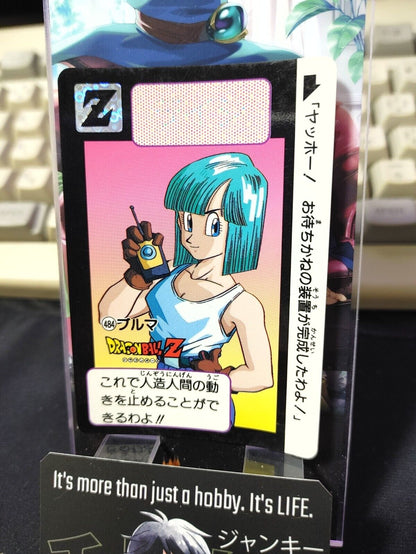 Dragon Ball Z Bandai Carddass Card Bulma #484 Japanese Retro Vintage TCG Japan