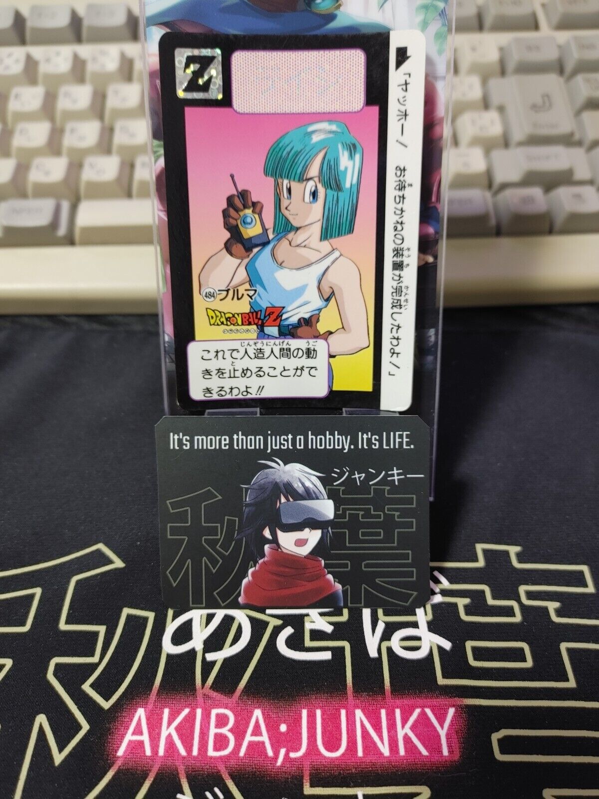 Dragon Ball Z Bandai Carddass Card Bulma #484 Japanese Retro Vintage TCG Japan