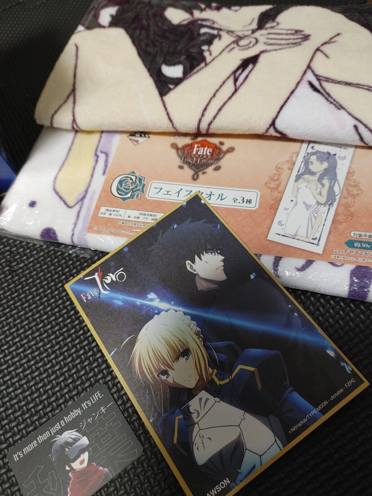 Fate Stay Night Figure Lot  Saber Rin Rider Anime Goods Collection Japan