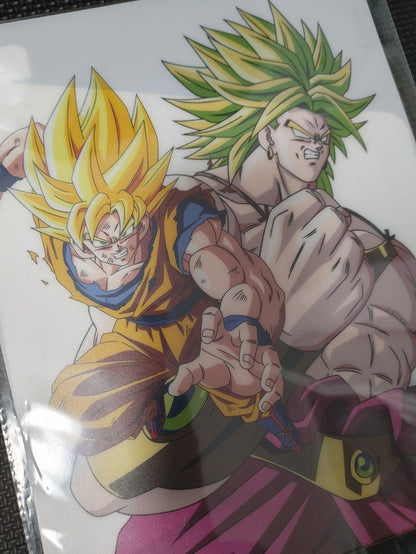 Dragon ball Z Goku Broly Animation Design Visual Board Japan Limited