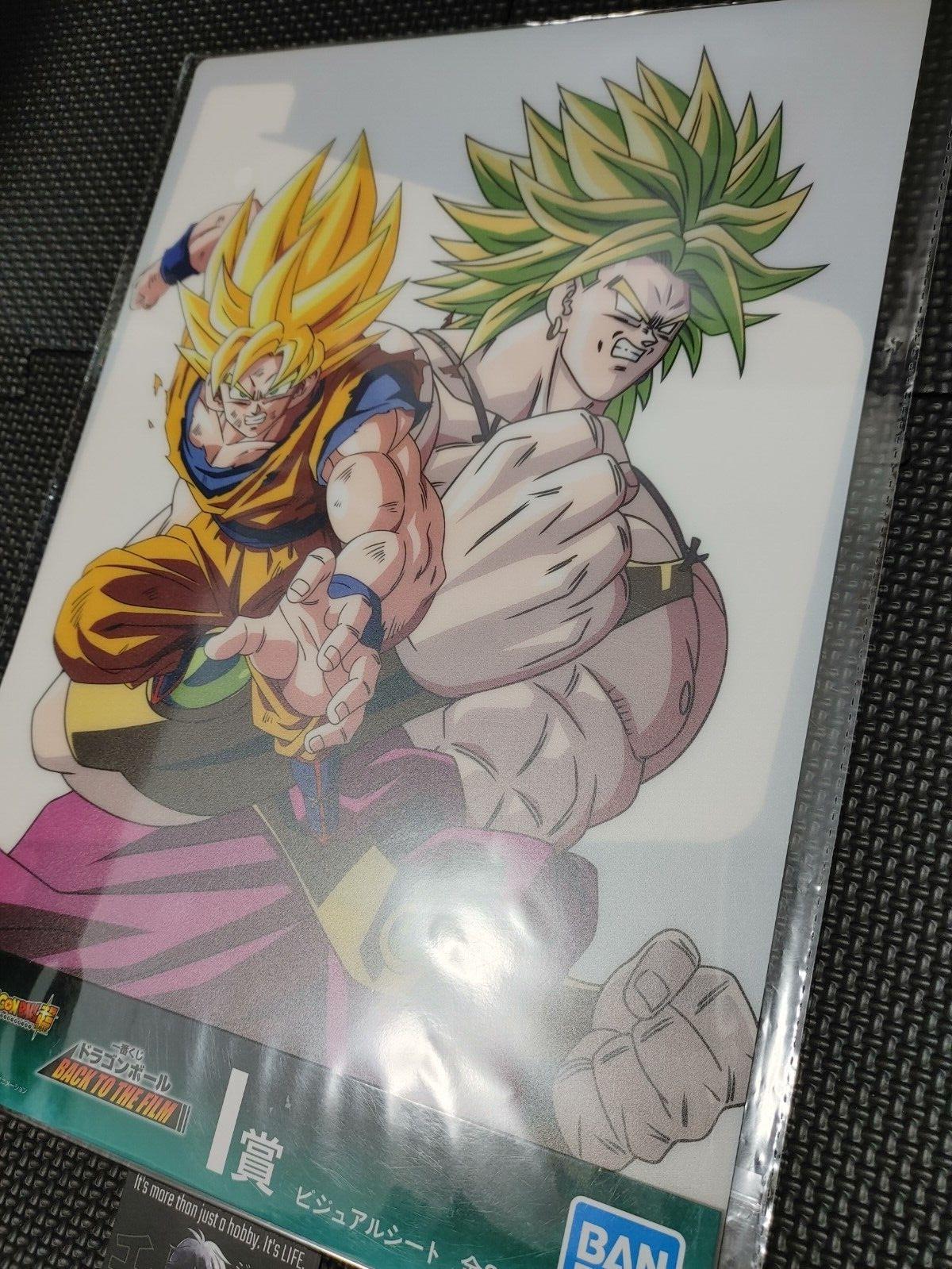 Dragon ball Z Goku Broly Animation Design Visual Board Japan Limited