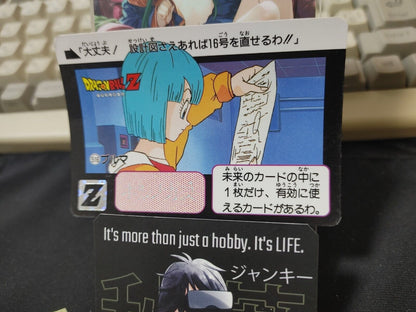 Dragon Ball Z Bandai Carddass Card Bulma #516 Japanese Retro Vintage Japan