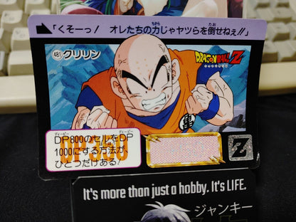 Dragon Ball Z Bandai Carddass Card Krillin #481 Japanese Retro Vintage Japan