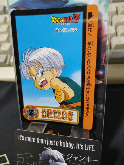 Dragon Ball Z Bandai Carddass Card Trunks #95 Japanese Retro Vintage Japan