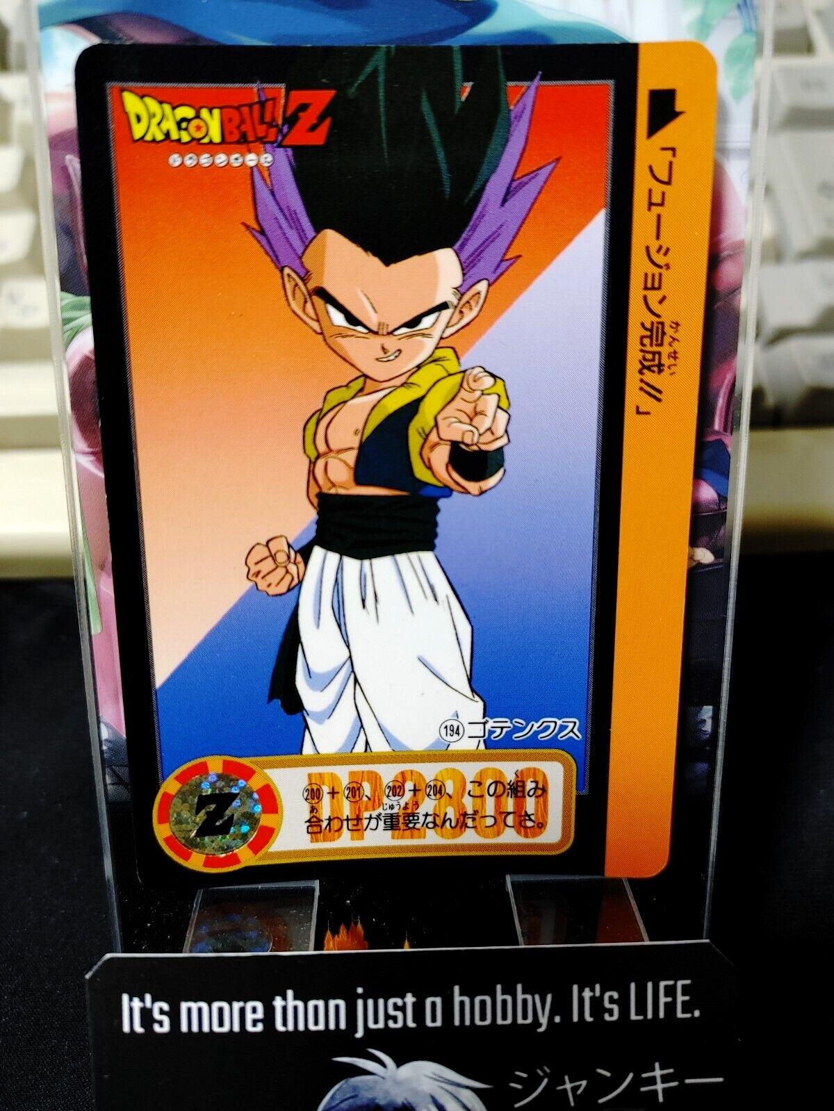 Dragon Ball Z Bandai Carddass Card Gotenks #194 Japanese Retro Vintage Japan