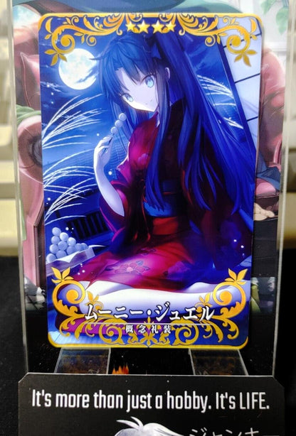 FGO Fate Grand Order Arcade Card Moony Jewel Rin Craft Essence Japan Release