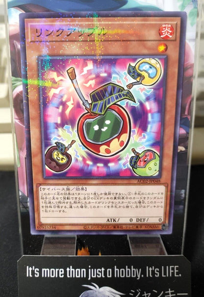 Link Apple Yu-Gi-Oh AC02-JP048  Parallel Rare Yugioh Card Japan