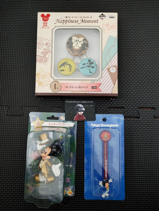 Disney Japan Goods Lot Anniversary Strap 30th Mickey Minnie Collectibles Japan