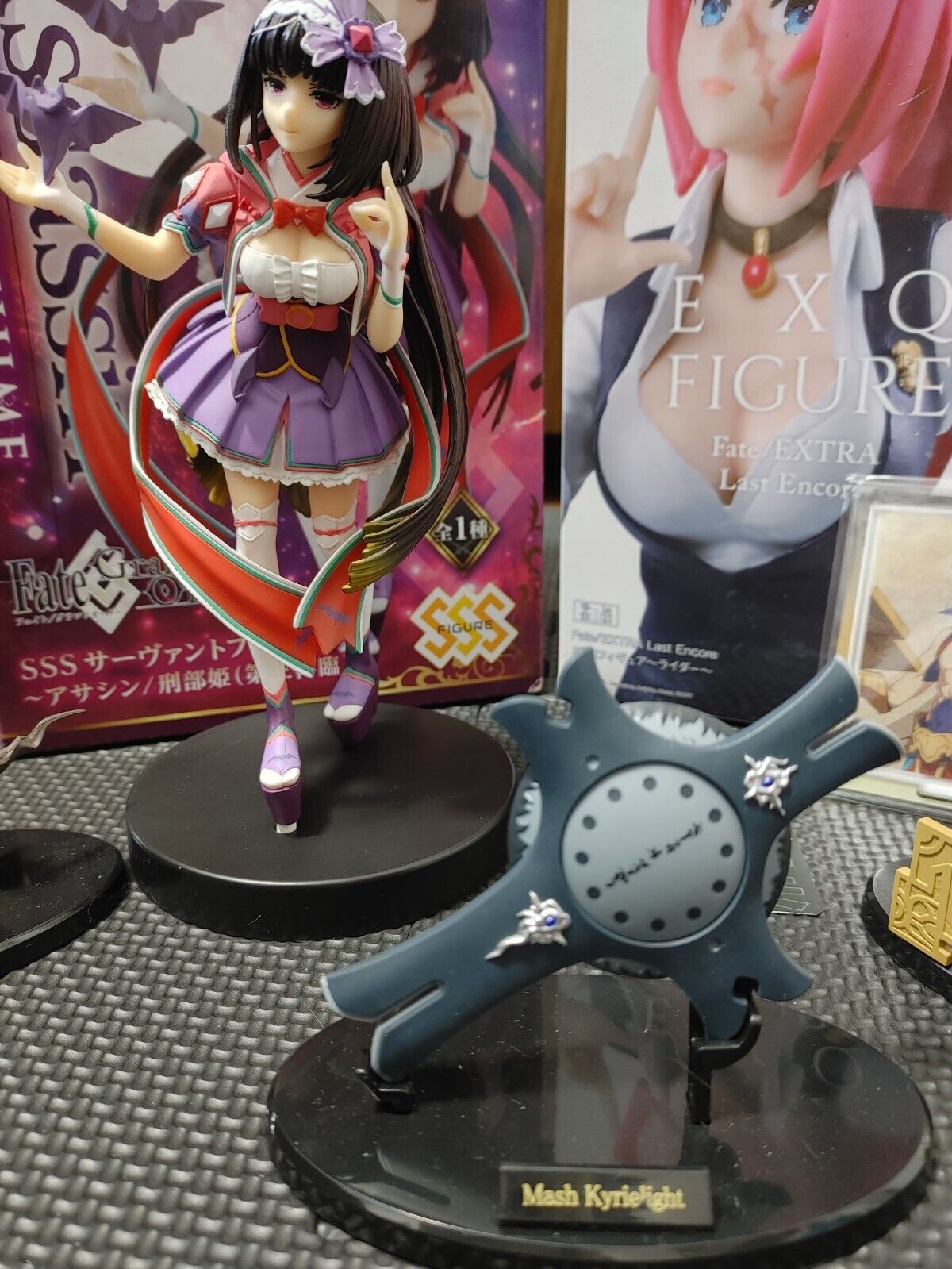 Fate FGO Figures Mash Gilgamesh Merlin Assassin Servant Display Goods LOT JAPAN