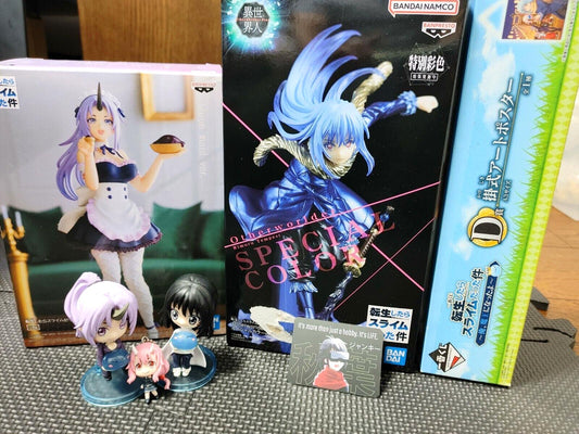 That Time I Got Reincarnated As A Slime Figures Poster Display Goods LOT JAPAN