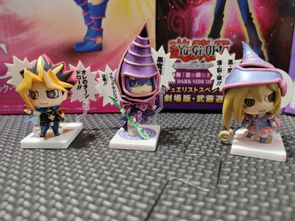 Yu-Gi-Oh! Dark Black Magician Dark Magician Girl Yami Yugi Grande Figures LOT JP