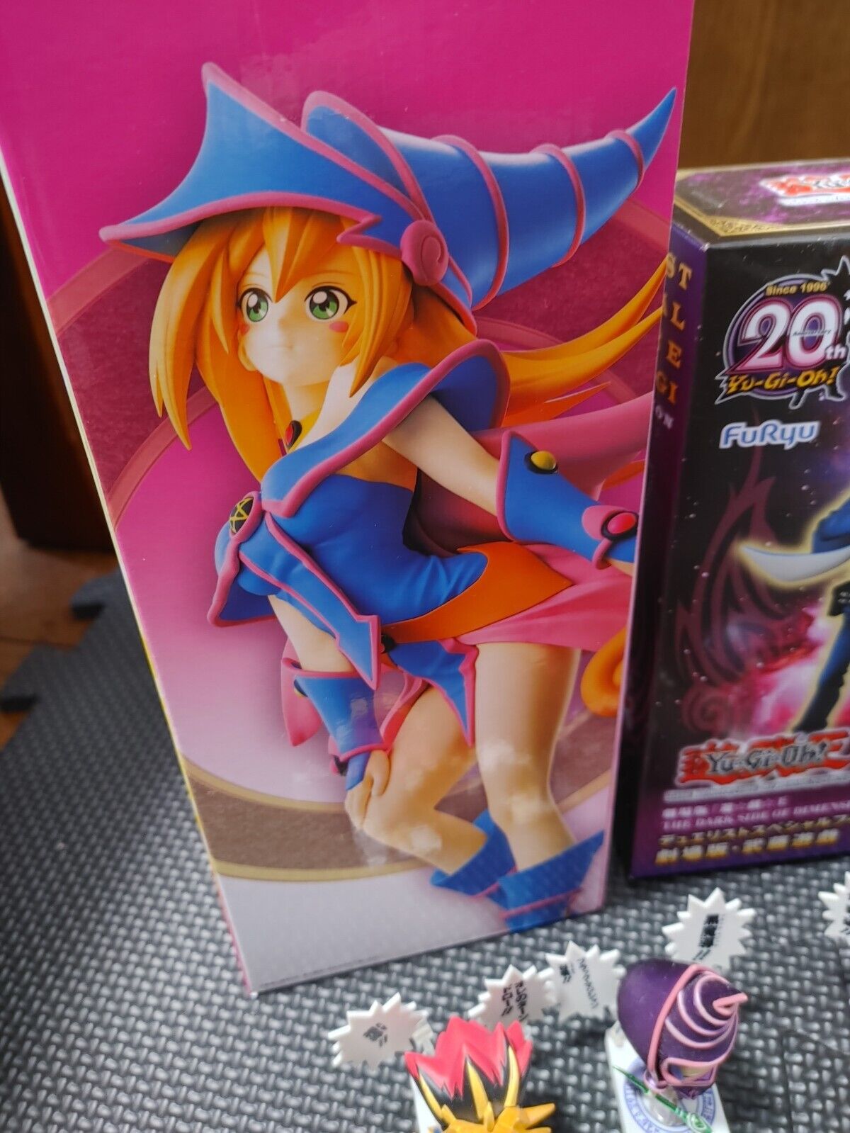 Yu-Gi-Oh! Dark Black Magician Dark Magician Girl Yami Yugi Grande Figures LOT JP