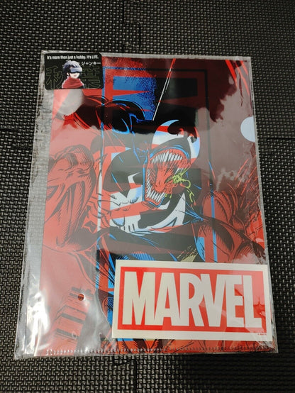 Marvel Spiderman Venom Carnage Graphic Clear File Set Japan Limited Prize