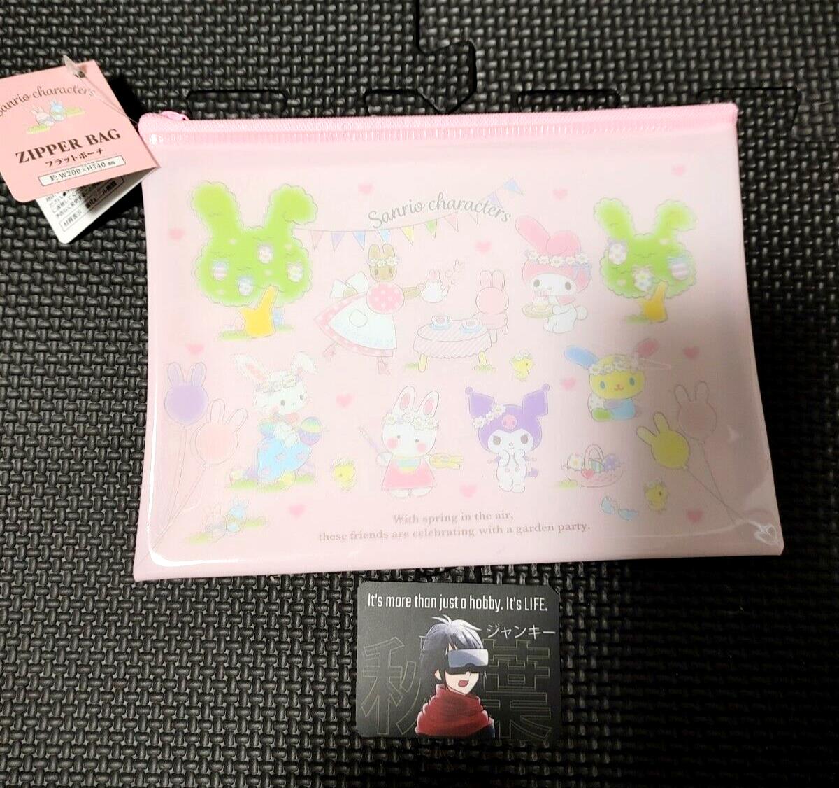 Hello Kitty Sanrio Pink Character Case Make up Accessory Bag Pouch JAPAN Release