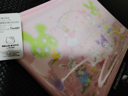 Hello Kitty Sanrio Pink Character Case Make up Accessory Bag Pouch JAPAN Release