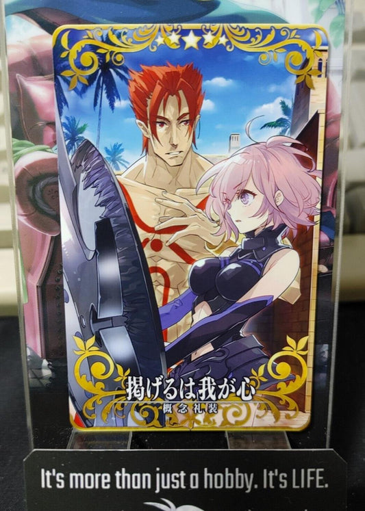 FGO Fate Grand Order Arcade Card Mash Leonidas Babylonia Craft Essence Japan