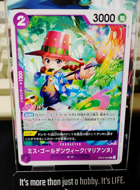 One Piece Card Game OP04-065 Miss Golden week (Marianne) Japanese