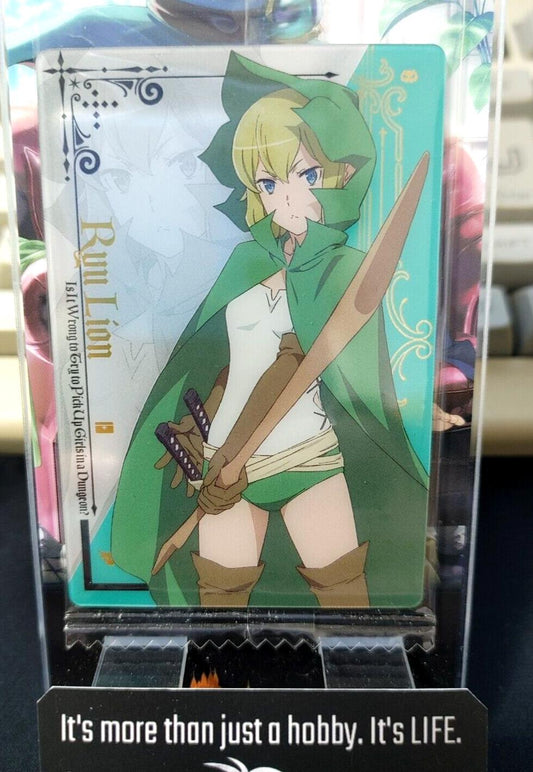 Is It Wrong To Pick Up Girls In A Dungeon Card Ryuu Lion Japan Release