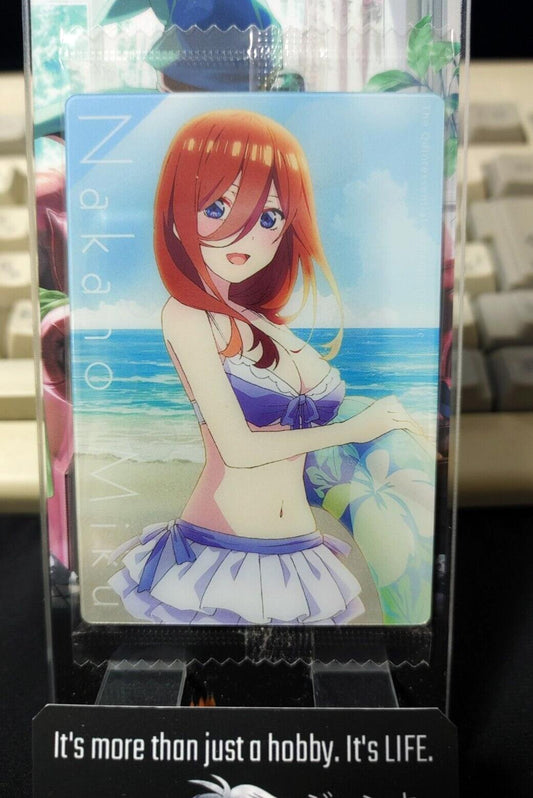 Quintessential Quintuplets Card Miku Nakano Bikini Swimsuit Japan Release