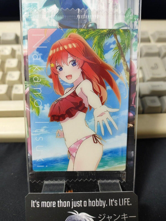 Quintessential Quintuplets Card Itsuki Nakano Bikini Swimsuit Japan Release