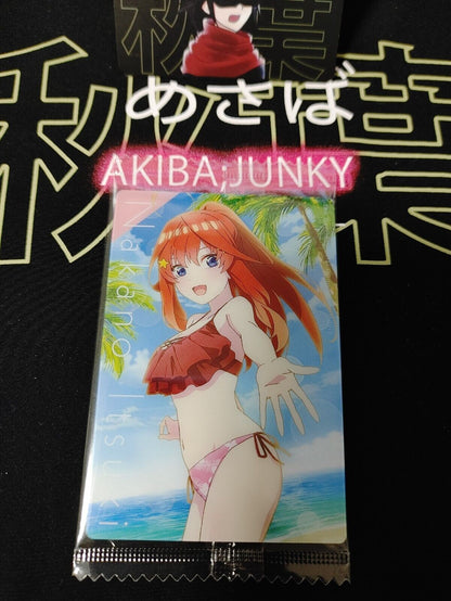 Quintessential Quintuplets Card Itsuki Nakano Bikini Swimsuit Japan Release