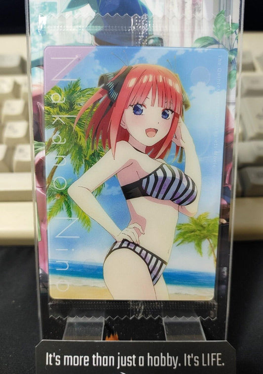 Quintessential Quintuplets Card Nino Nakano Bikini Swimsuit Japan Release