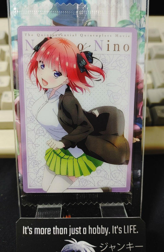 Quintessential Quintuplets Card Nino Nakano Uniform Japan Release