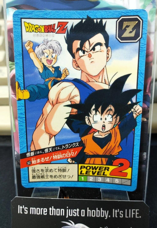 Dragon Ball Z Bandai Carddass Card Videl #592 Japanese Vintage Japan