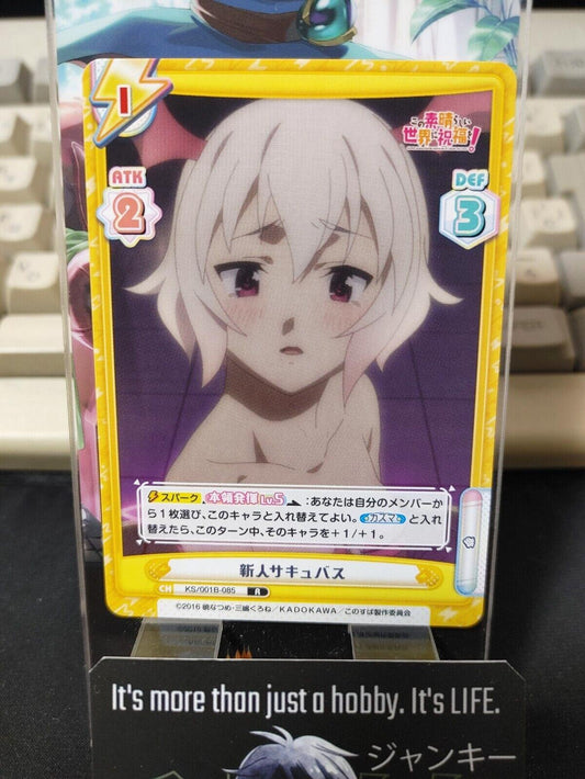 Kono Suba Succubus New Recruit SEXY TCG Card KS/001B-085 Japan Release