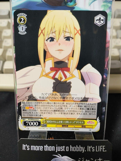 Kono Suba Card Weiss Schwarz Darkness  KS/W49-015 JAPAN