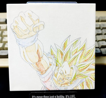 Anime Dragon ball Animation Cel Print Canvas Goku A Japan Limited Release