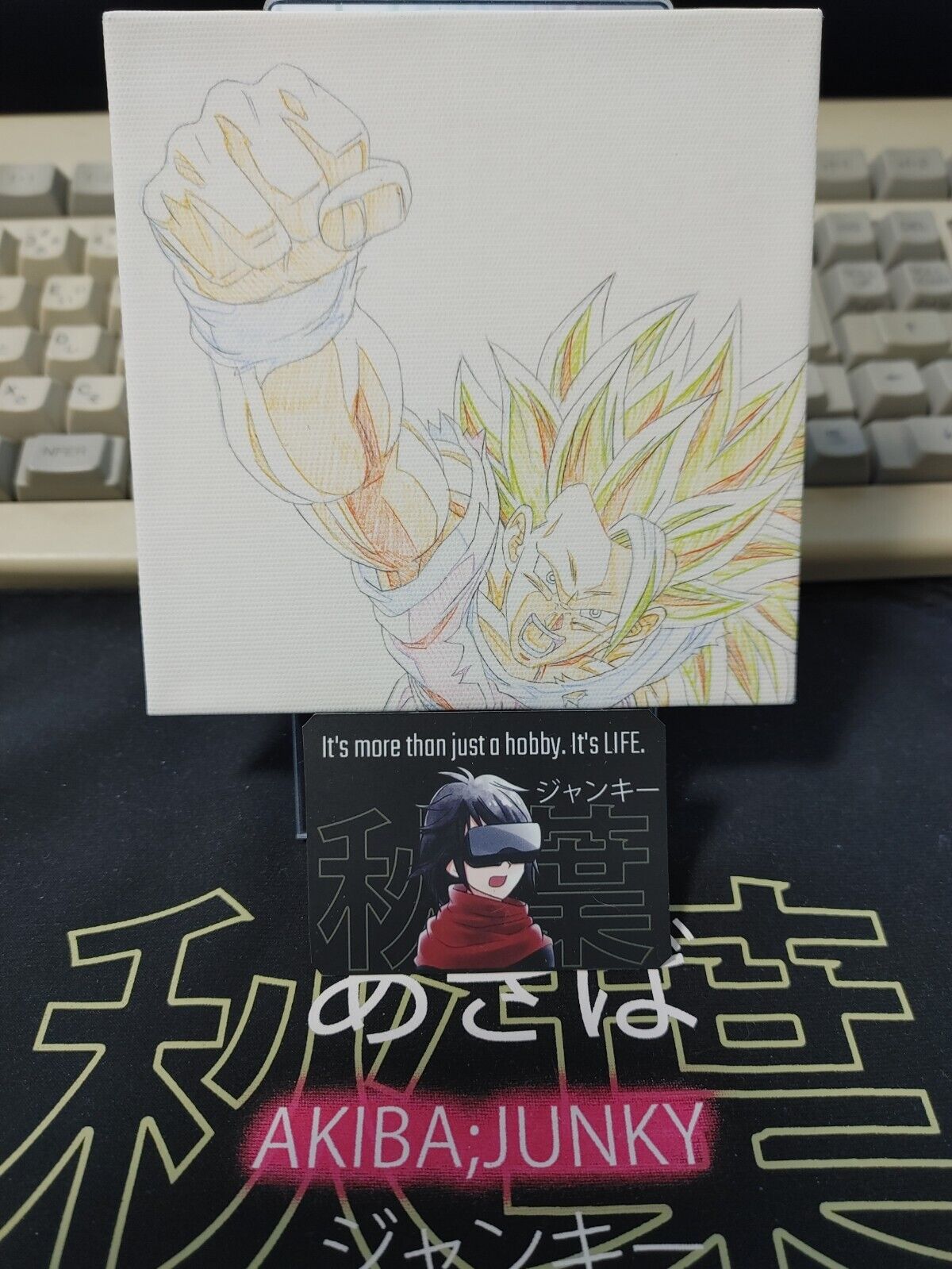 Anime Dragon ball Animation Cel Print Canvas Goku A Japan Limited Release