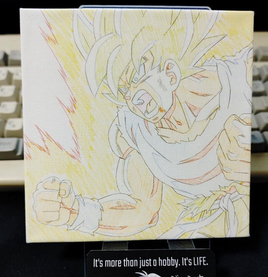 Anime Dragon ball Animation Cel Print Canvas Goku H Japan Limited Release