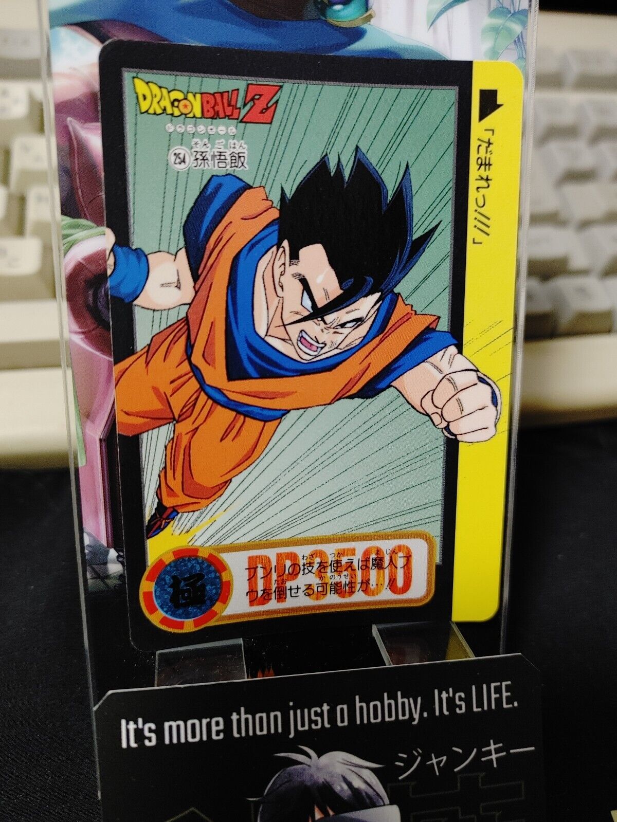 Dragon Ball Z Bandai Carddass Card Gohan #254 Japanese Vintage Japan