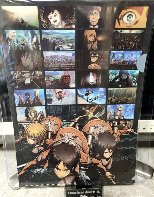 Attack on Titan Collectible  Design Clear File Design Eren Mikasa GOODS JAPAN