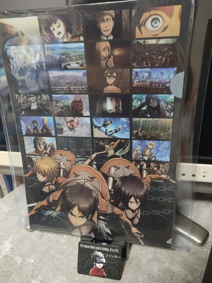 Attack on Titan Collectible  Design Clear File Design Eren Mikasa GOODS JAPAN