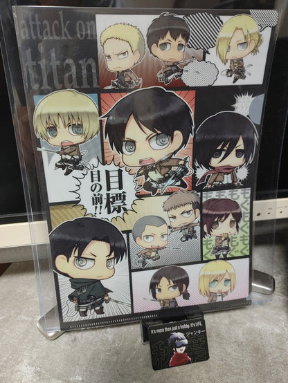 Attack on Titan Collectible  Design Clear File Design Chibi SD GOODS JAPAN