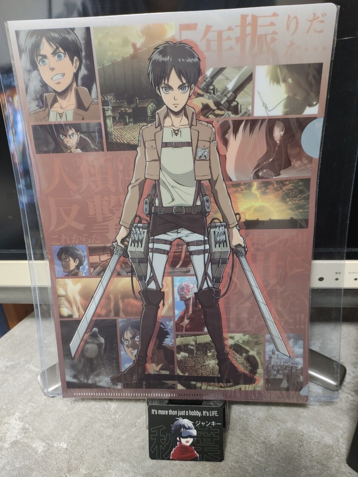 Attack on Titan Collectible  Design Clear File Design Eren GOODS JAPAN