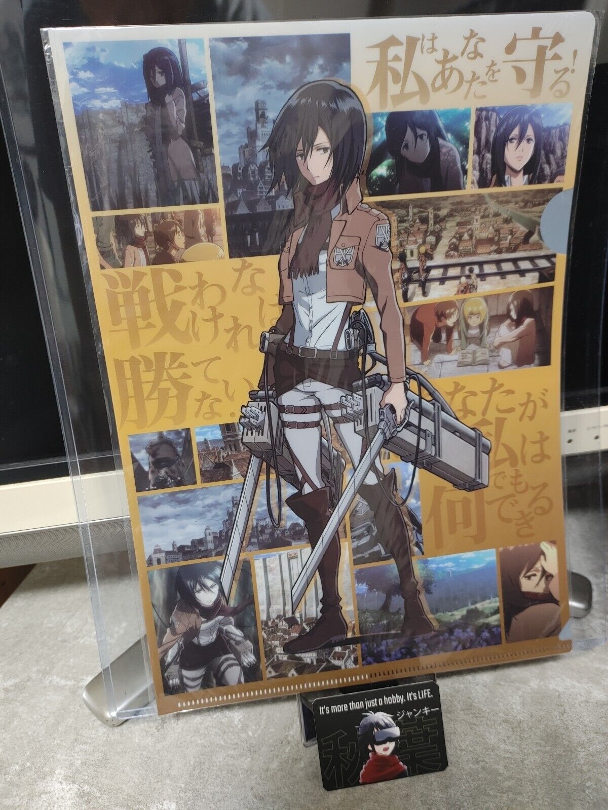 Attack on Titan Collectible  Design Clear File Design Mikasa GOODS JAPAN