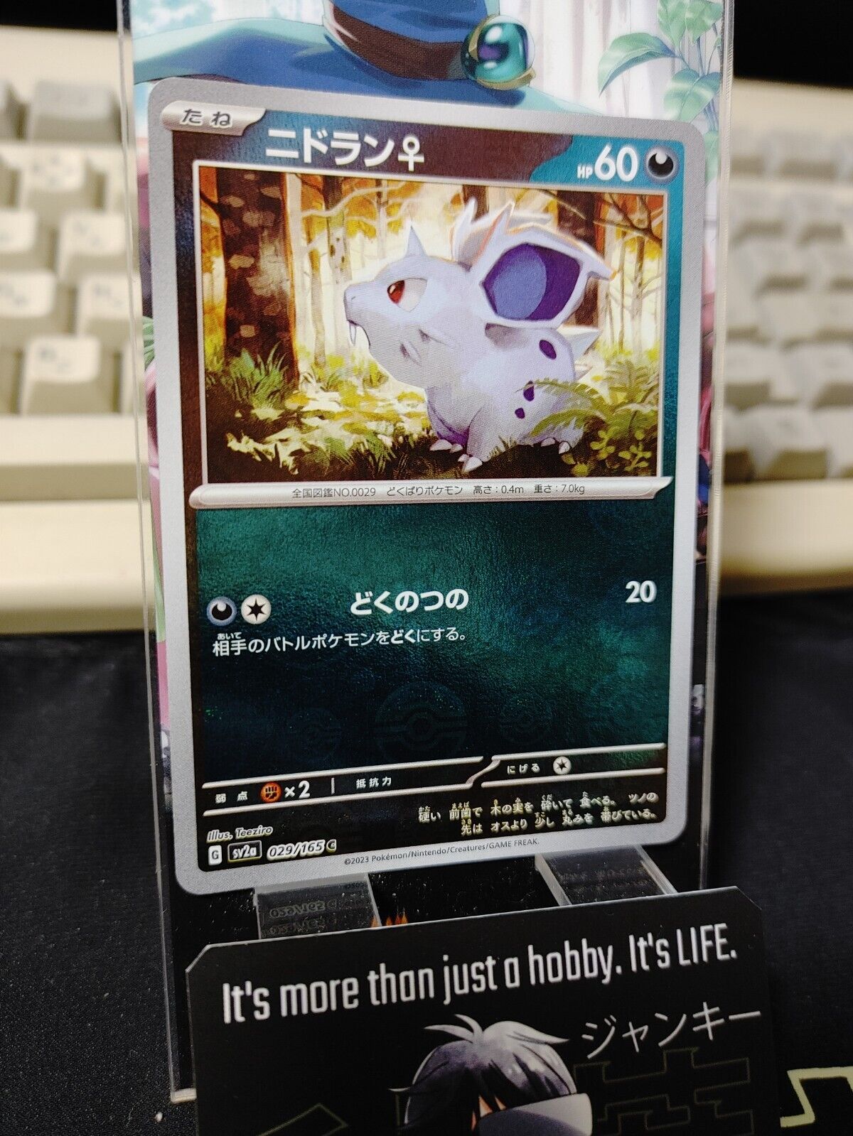 Nidoran Pokemon Card 029/165 SV2a Pokemon 151 Japanese