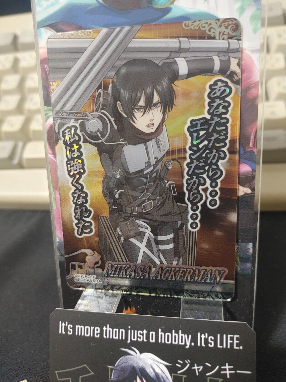 Attack on Titan Card Mikasa Ackerman FOIL Japan Release