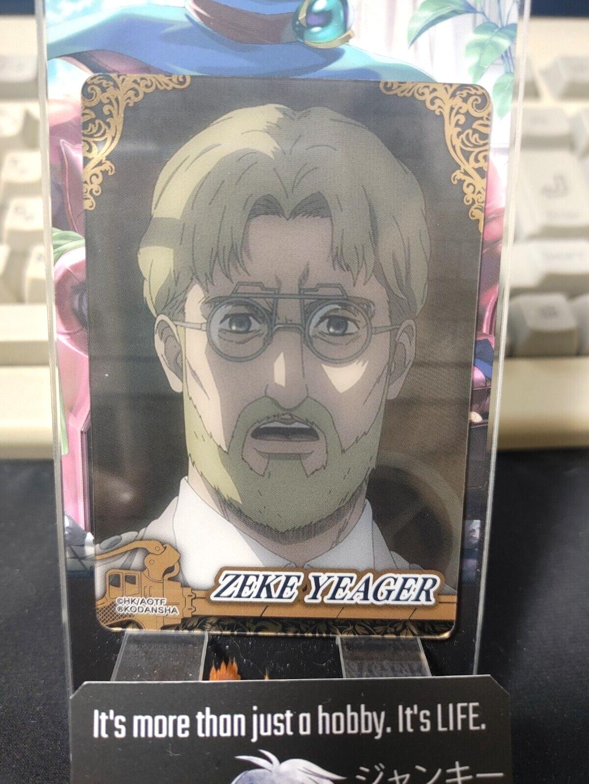 Attack on Titan Card Zeke Yeager Japan Release