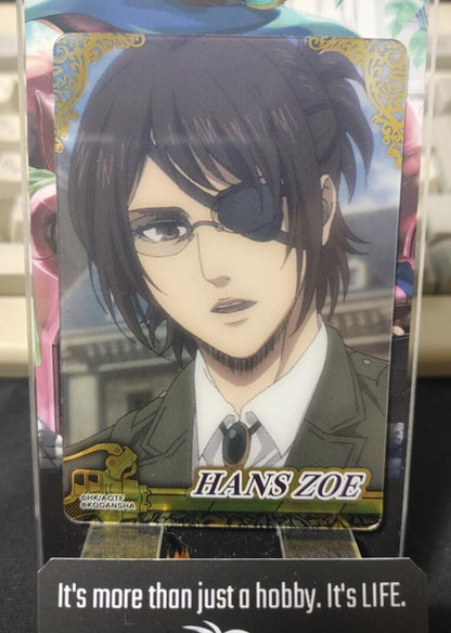 Attack on Titan Card Hans Zoe Japan Release