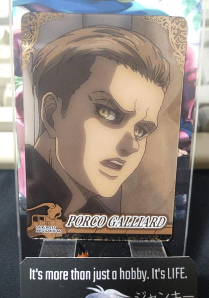 Attack on Titan Card Porco Galliard Japan Release