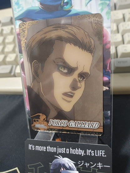 Attack on Titan Card Porco Galliard Japan Release