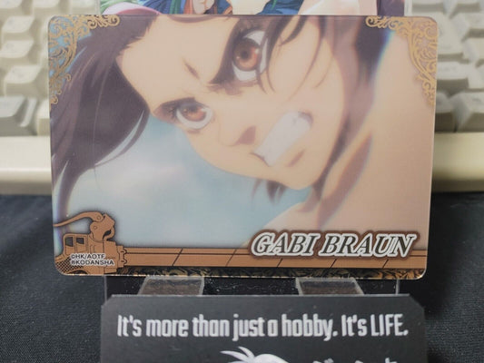 Attack on Titan Card Gabi Braun Japan Collectible Release AoT