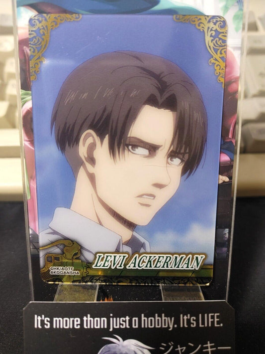 Attack on Titan Card Levi Ackerman Japan Collectible Release AoT