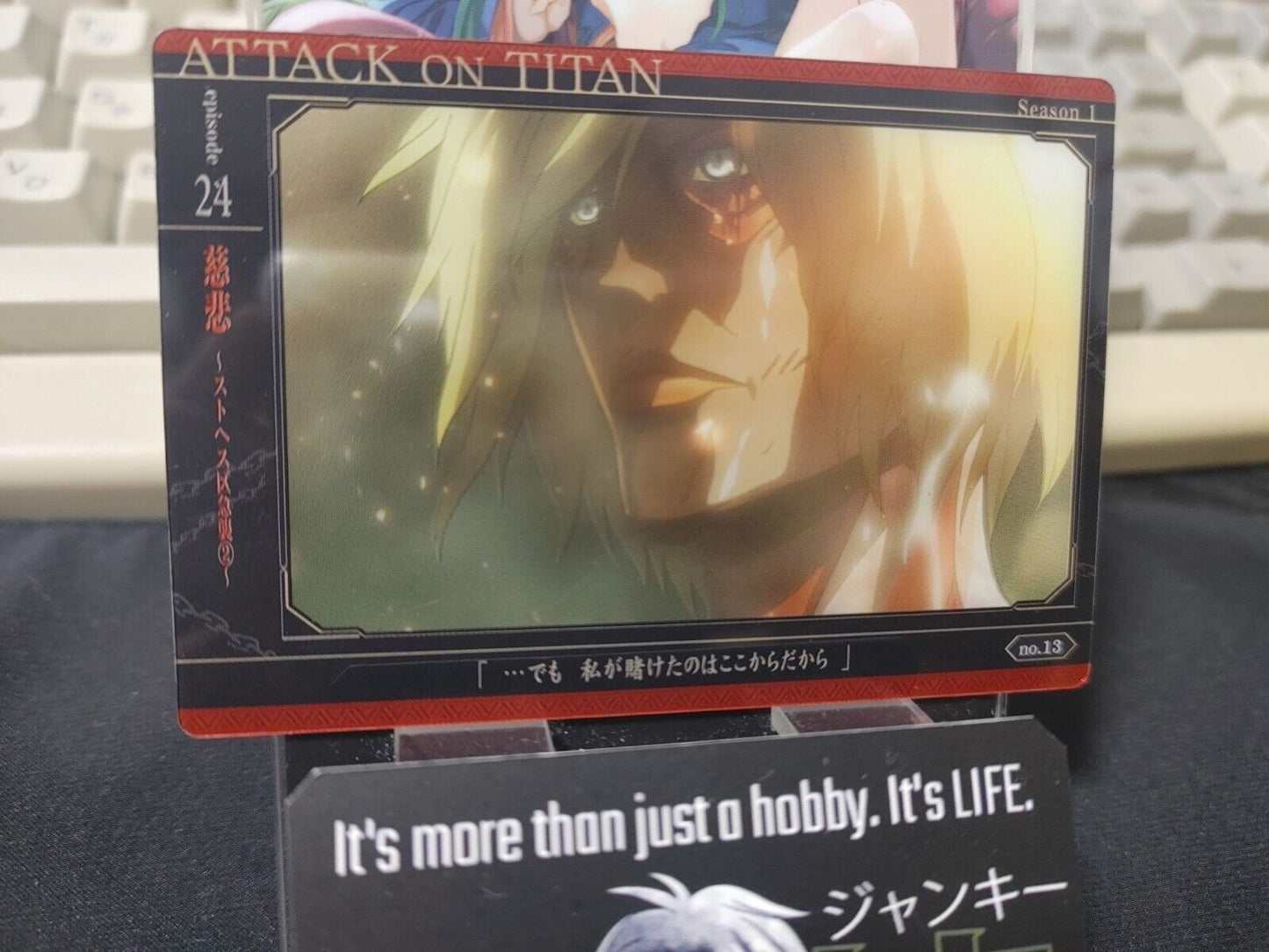 Attack on Titan Card Annie No.13 Japan Collectible Release AoT Final